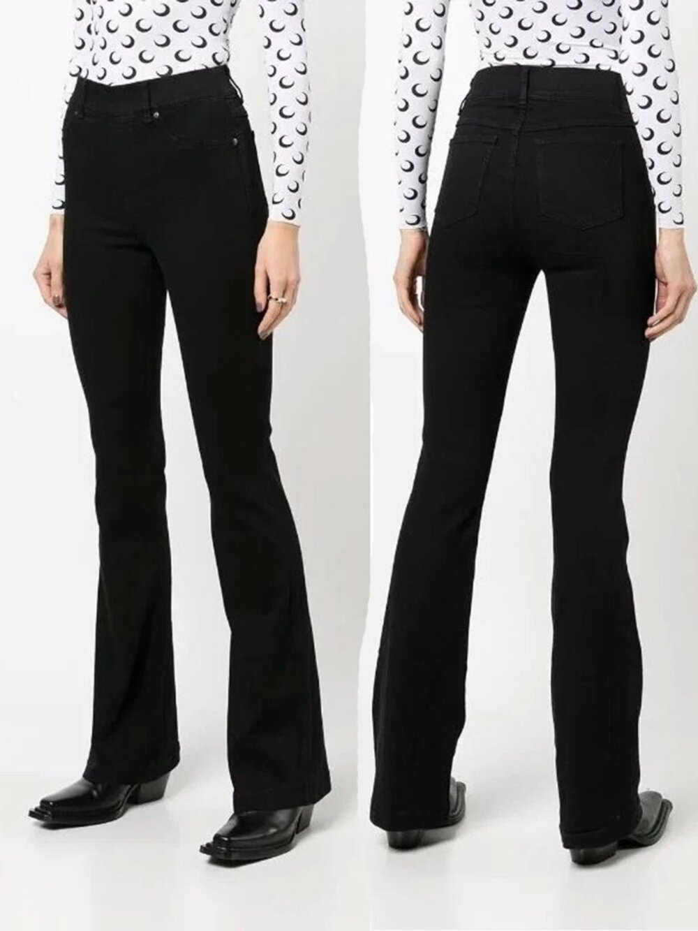 Spanx Pull-On Flare Jeans XL